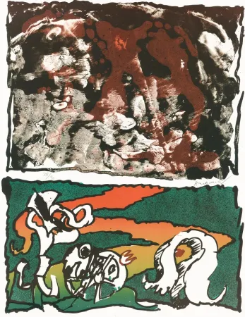 Lithografie Alechinsky - Vulcanologies