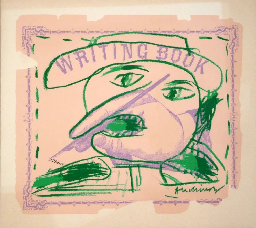 Lithografie Alechinsky - Writing Book