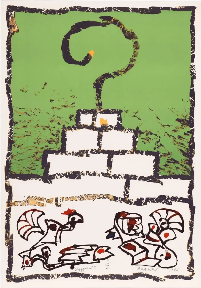 Lithografie Alechinsky - Ziggourat I