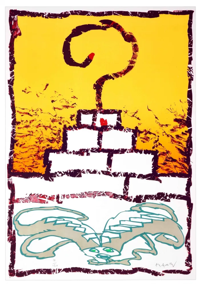 Geen Techniek Alechinsky - Zyggourat III