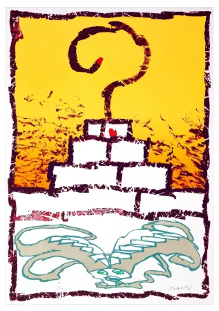 Geen Techniek Alechinsky - Zyggourat III