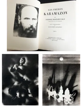 Geïllustreerd Boek Alexeïeff - LES FRÈRES KARAMAZOV. 100 lithographies (1929).