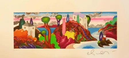 Zeefdruk Alinari - Alla stessa ora ma in un cosmo analogo 