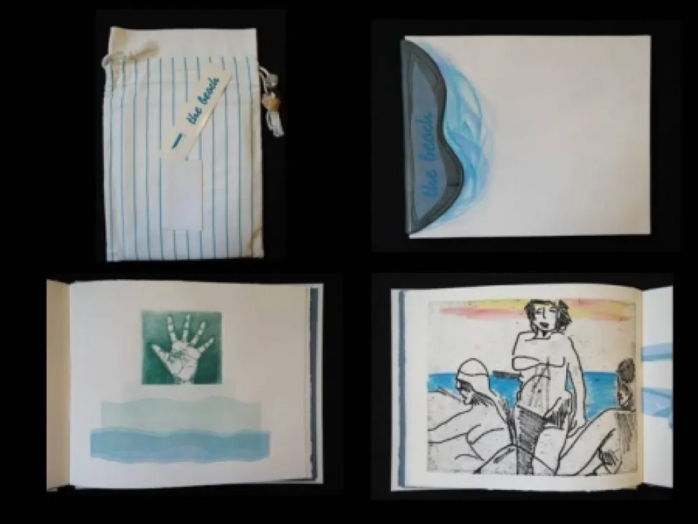 Geïllustreerd Boek Allix - The Beach, a short story