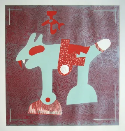 Zeefdruk Alt - Zirkustier