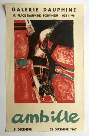 Poster Ambille - Galerie Dauphine