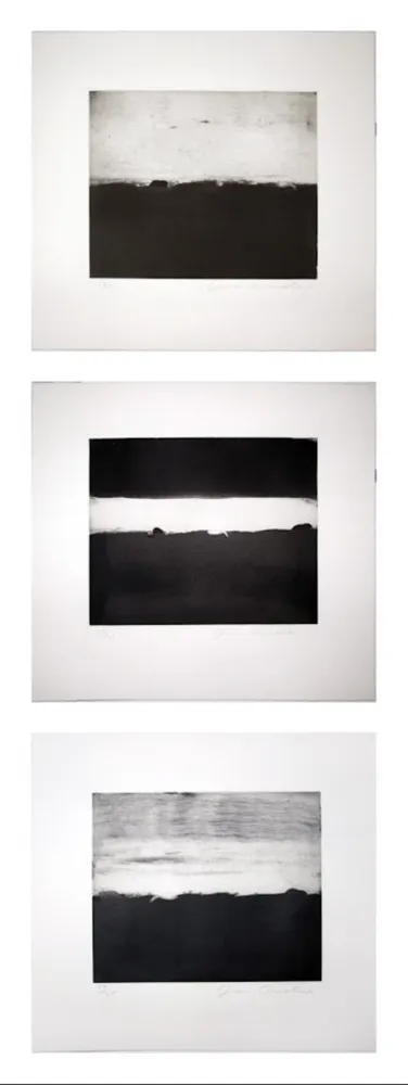 Zeefdruk Andoe - Three Landscapes 