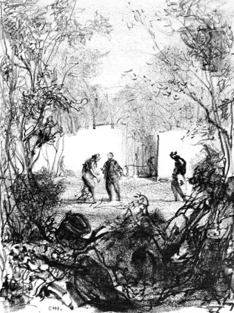 Lithografie Annigoni - Figure