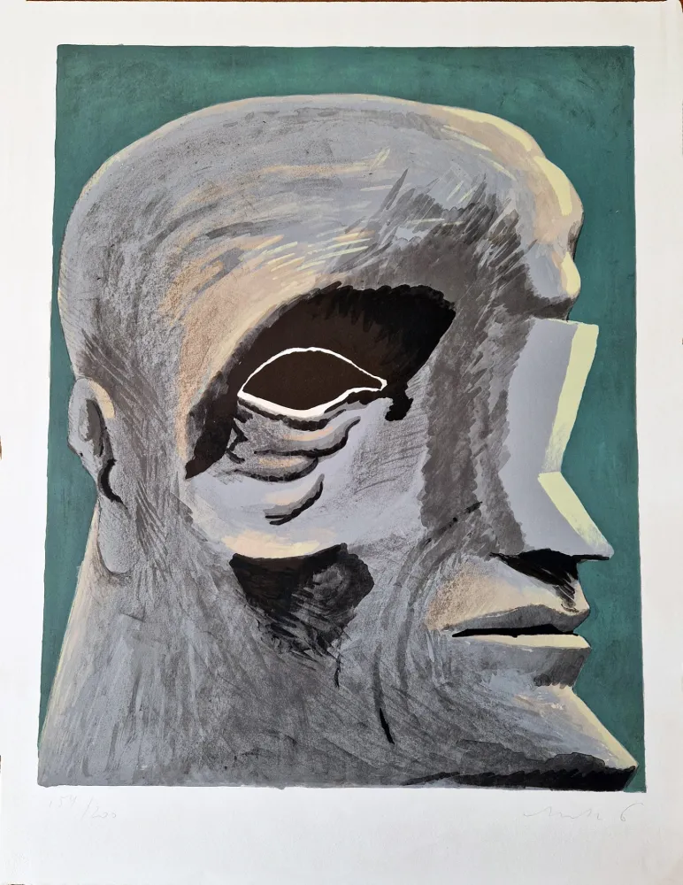 Lithografie Antes - Omaggio a Michelangelo