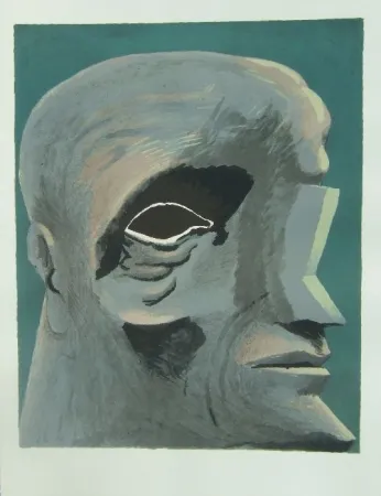 Lithografie Antes - Omaggio a Michelangelo