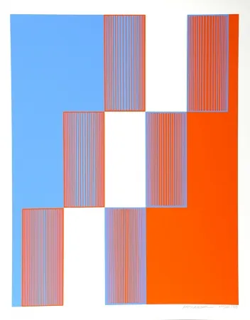 Zeefdruk Anuszkiewicz - Celebrate New York