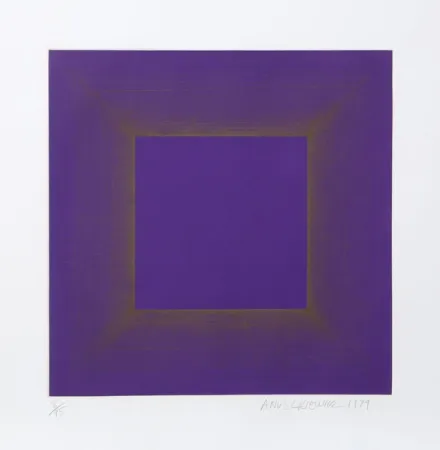Aquatint Anuszkiewicz - Midnight Suite (Purple with Silver)