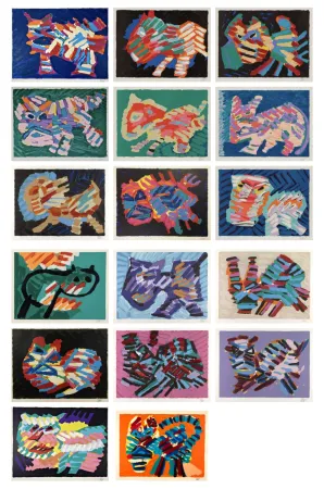 Lithografie Appel - Cats