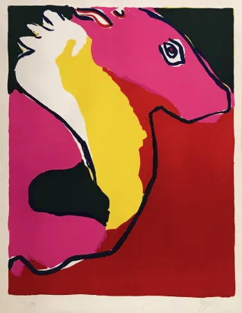 Lithografie Appel - CHEVEL (HORSE)