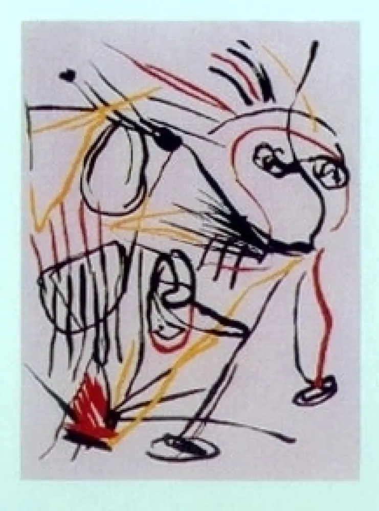 Aquatint Appel - Como el viento