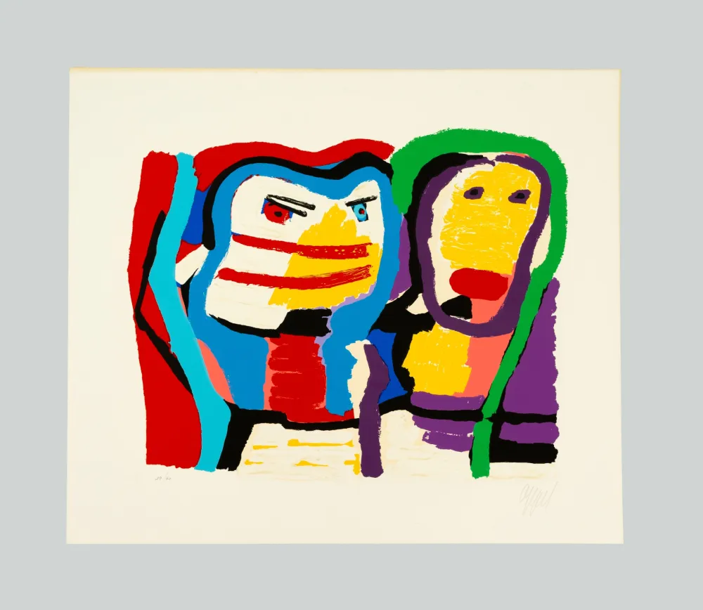 Zeefdruk Appel - Composition