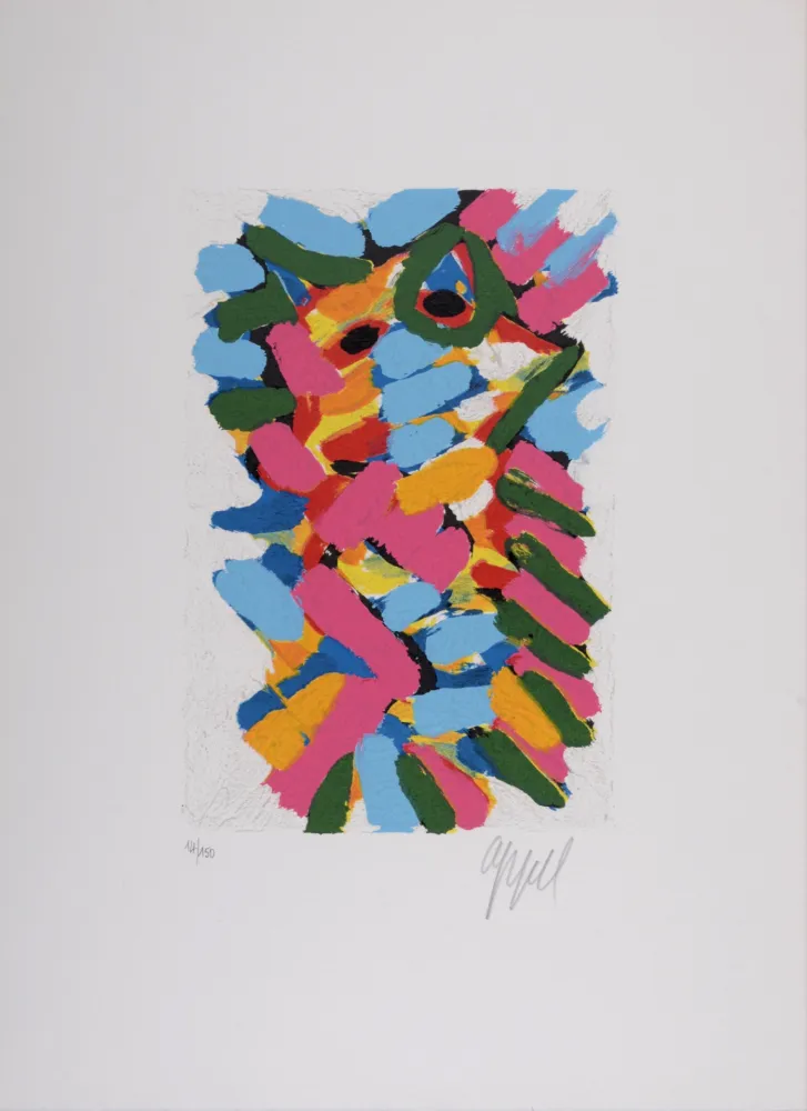 Zeefdruk Appel - Composition, c. 1970 - Hand-signed & numbered