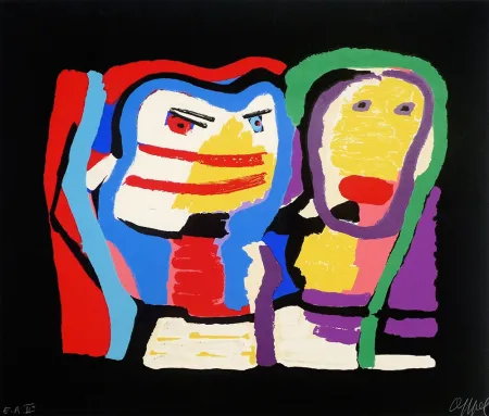 Zeefdruk Appel - Deus Personnages