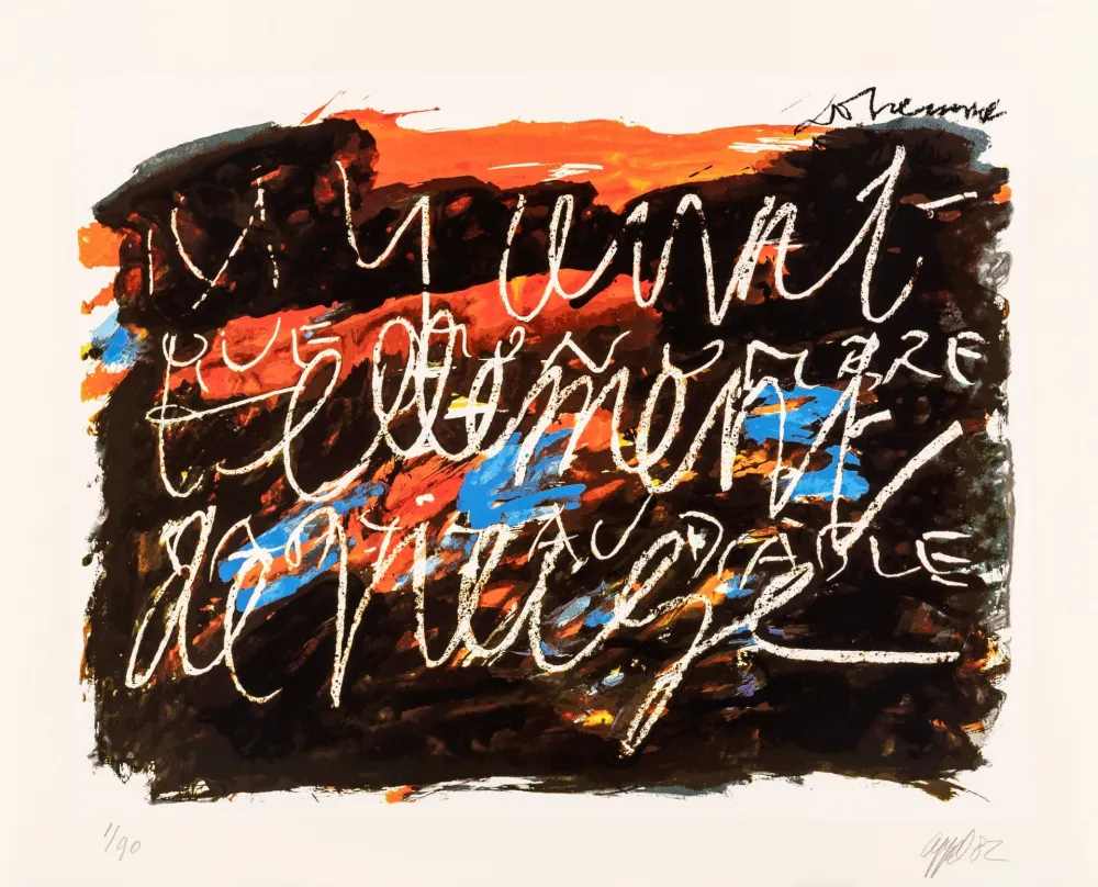 Zeefdruk Appel - Duo 02 : il y avait