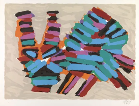 Lithografie Appel - Frightened Cat