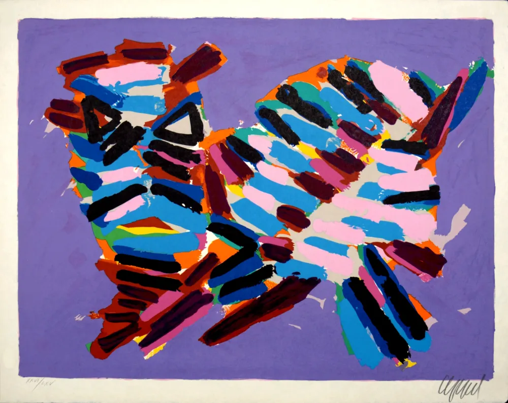 Lithografie Appel - Innocent Cat, 1978 - Hand-signed!