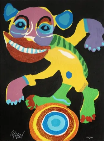 Houtsnede Appel - L'image de la Planete Terre