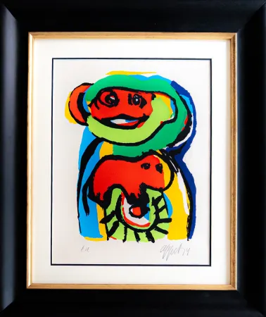 Lithografie Appel - Monkey