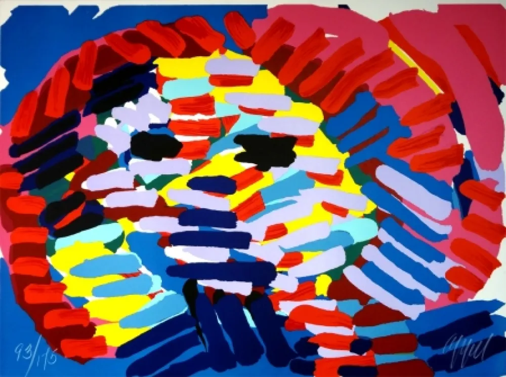 Lithografie Appel - Once I was the sun