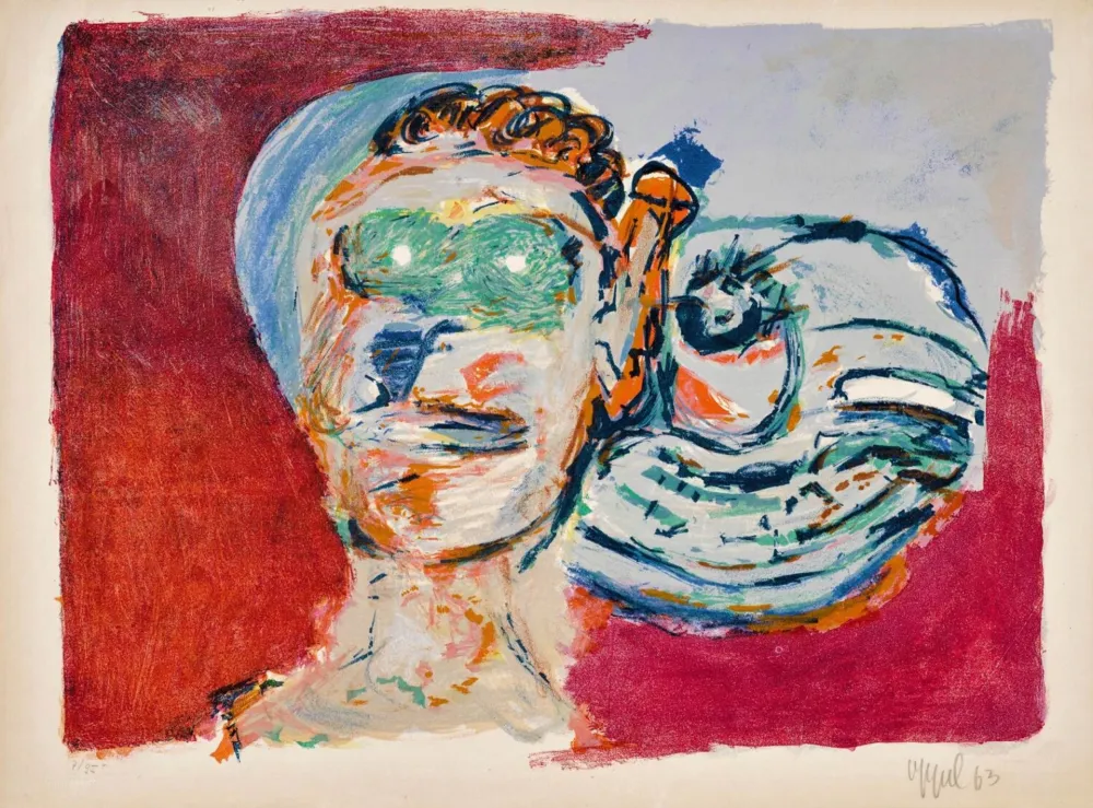 Lithografie Appel - Regard vers l'infini