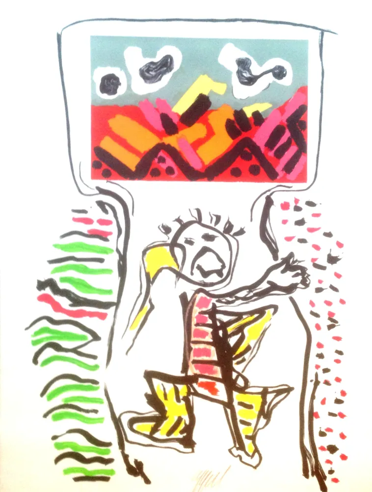 Lithografie Appel - Un ami pour la vie 