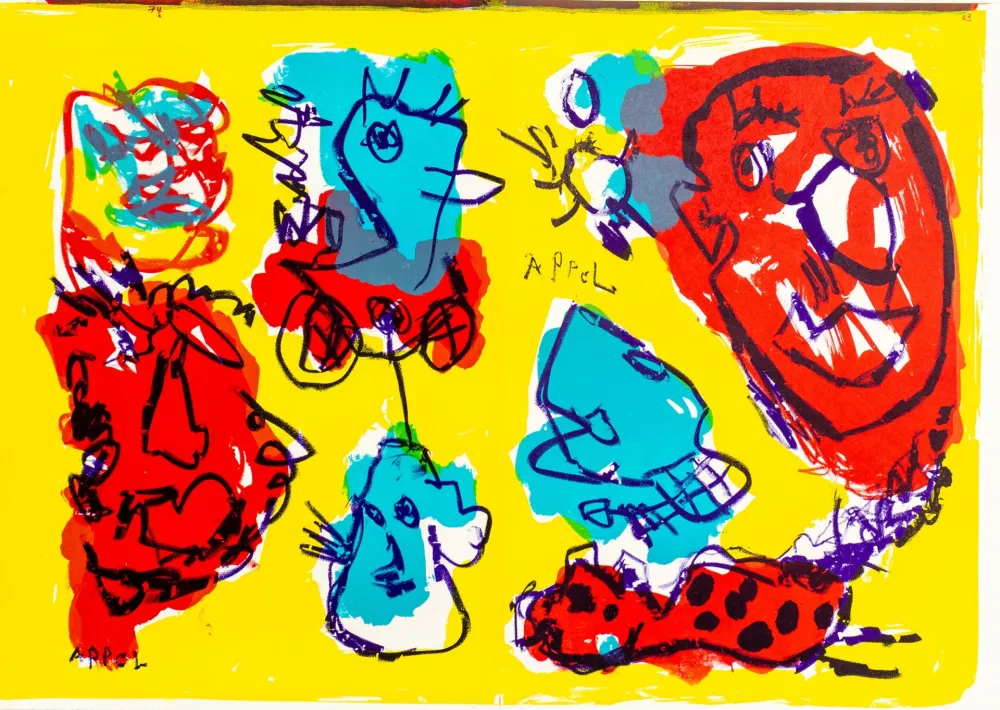 Lithografie Appel - Untitled,