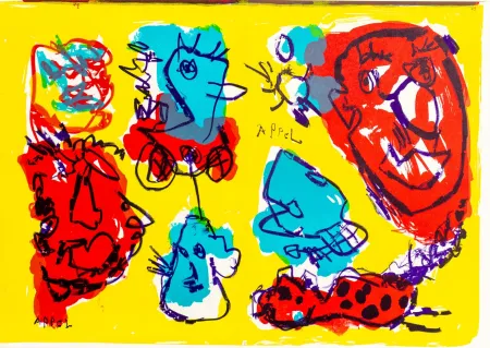 Lithografie Appel - Untitled,