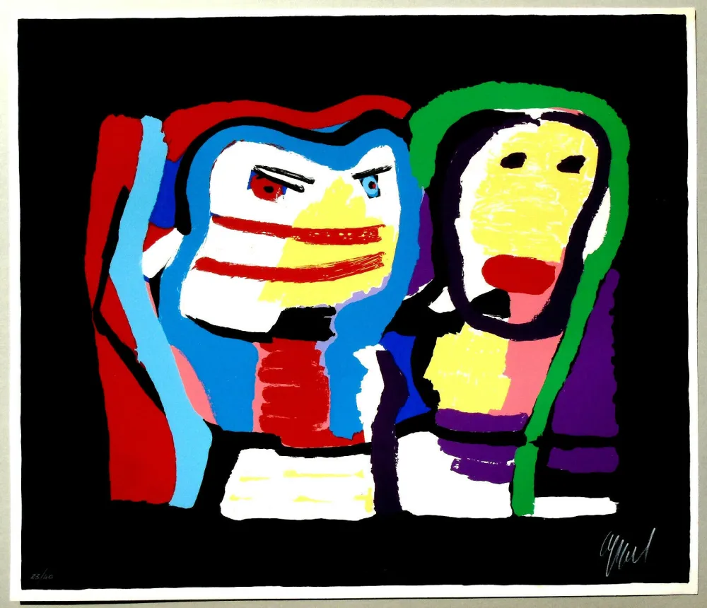 Zeefdruk Appel - Untitled