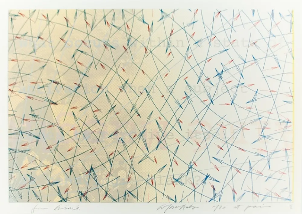 Lithografie Arakawa - For aimé