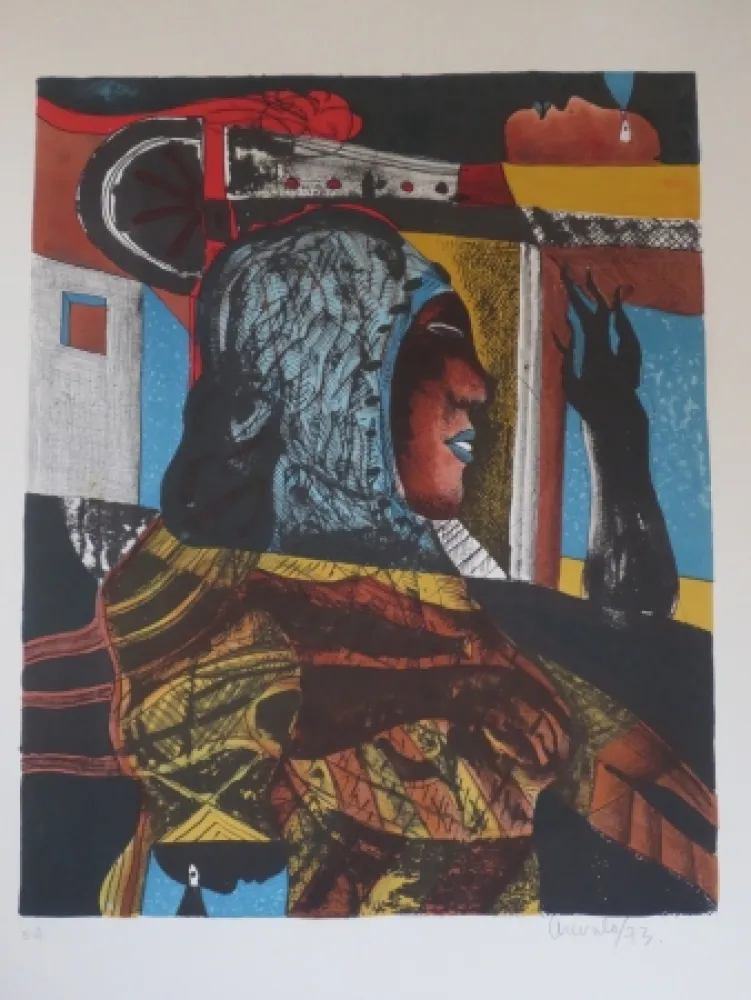 Lithografie Arevalo - Sans titre