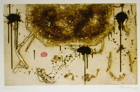 Ets En Aquatint Argimon - Forma bistre