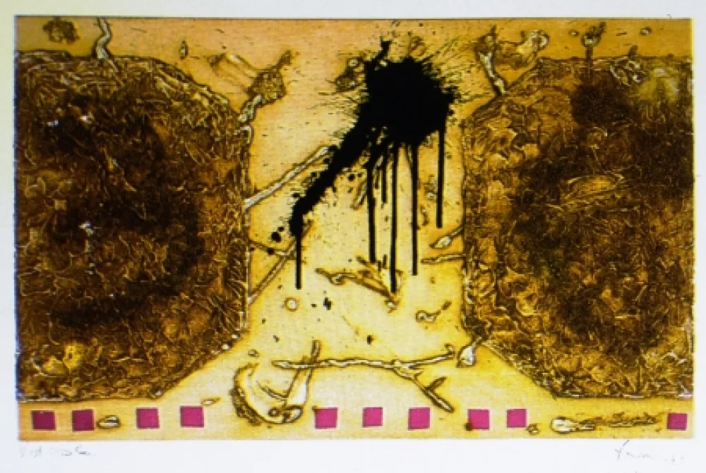 Ets En Aquatint Argimon - Trapezis