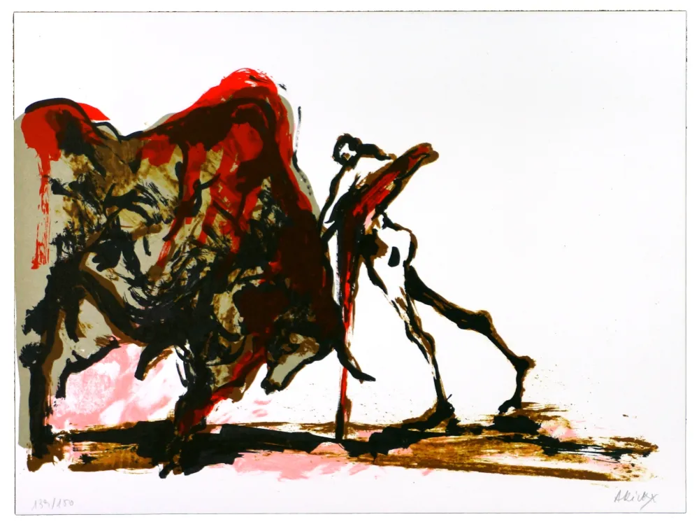 Lithografie Arickx - La lidia d’Aricks 6