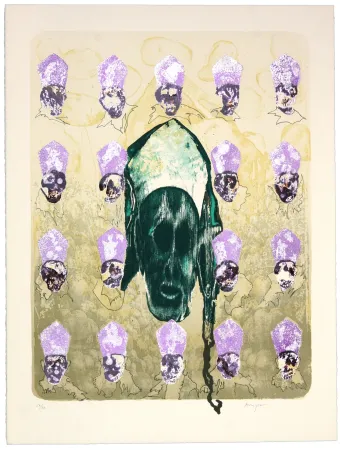 Lithografie Aritza - Papa Verde