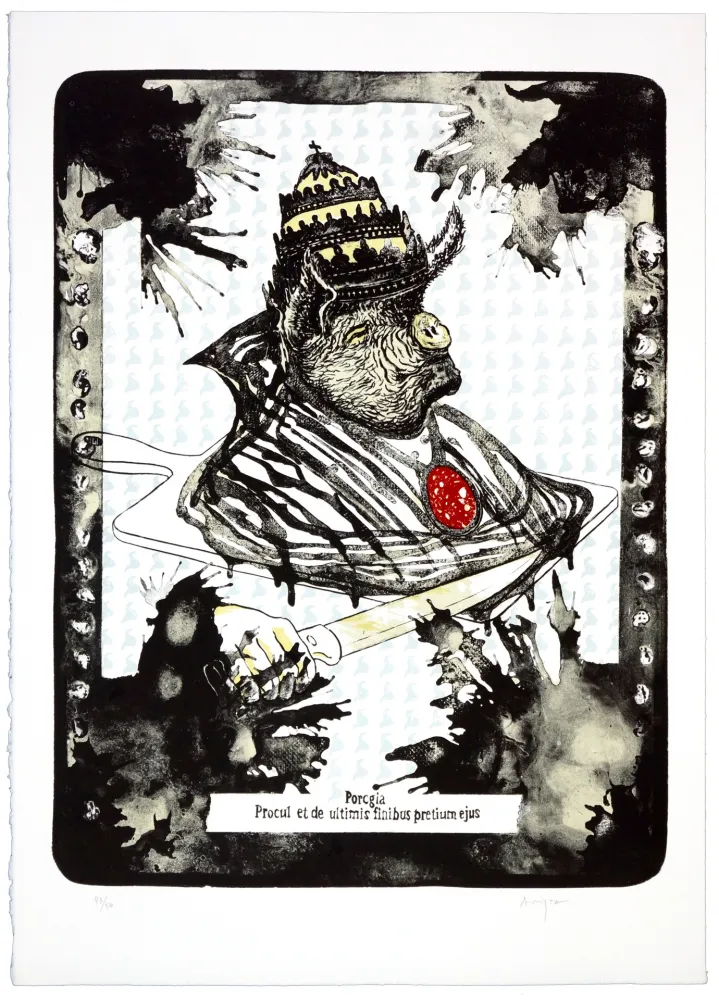 Lithografie Aritza - Pocgia