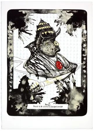 Lithografie Aritza - Pocgia