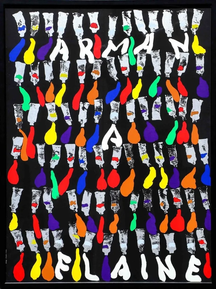 Zeefdruk Arman - Arman a Flaine, 1981, Large Screenprint