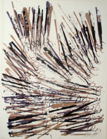 Lithografie Arman - Artistery: Dentistery plate 4