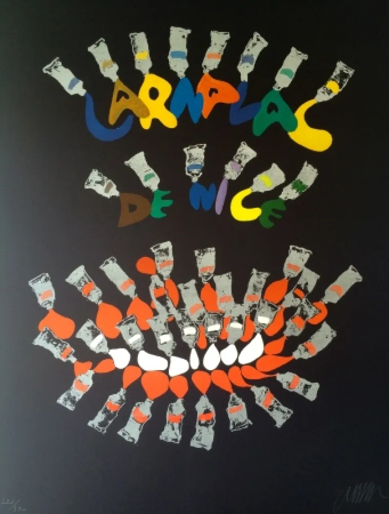 Lithografie Arman - Carnaval de Nice