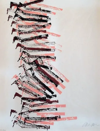 Lithografie Arman - Drill's Fall