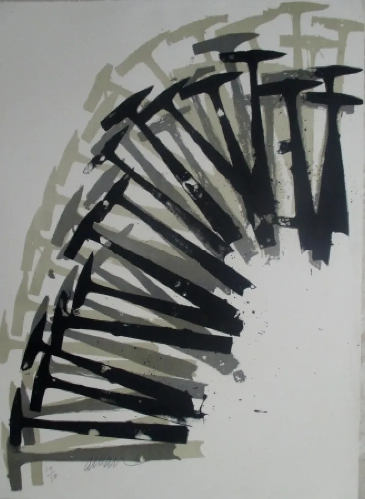 Lithografie Arman - Hammers