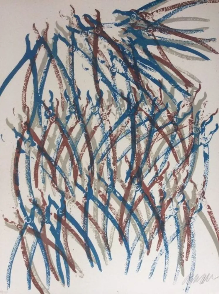 Lithografie Arman - JAWS