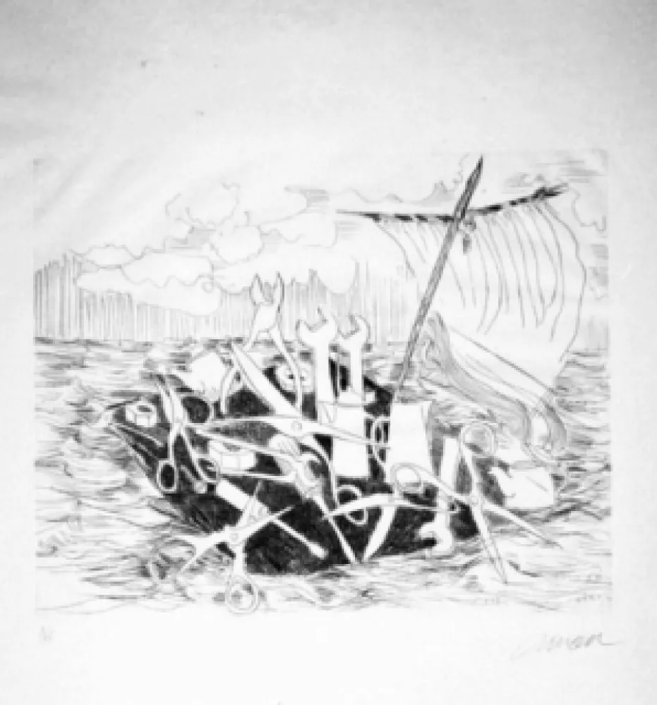 Geïllustreerd Boek Arman - Le naufrage de Méduse