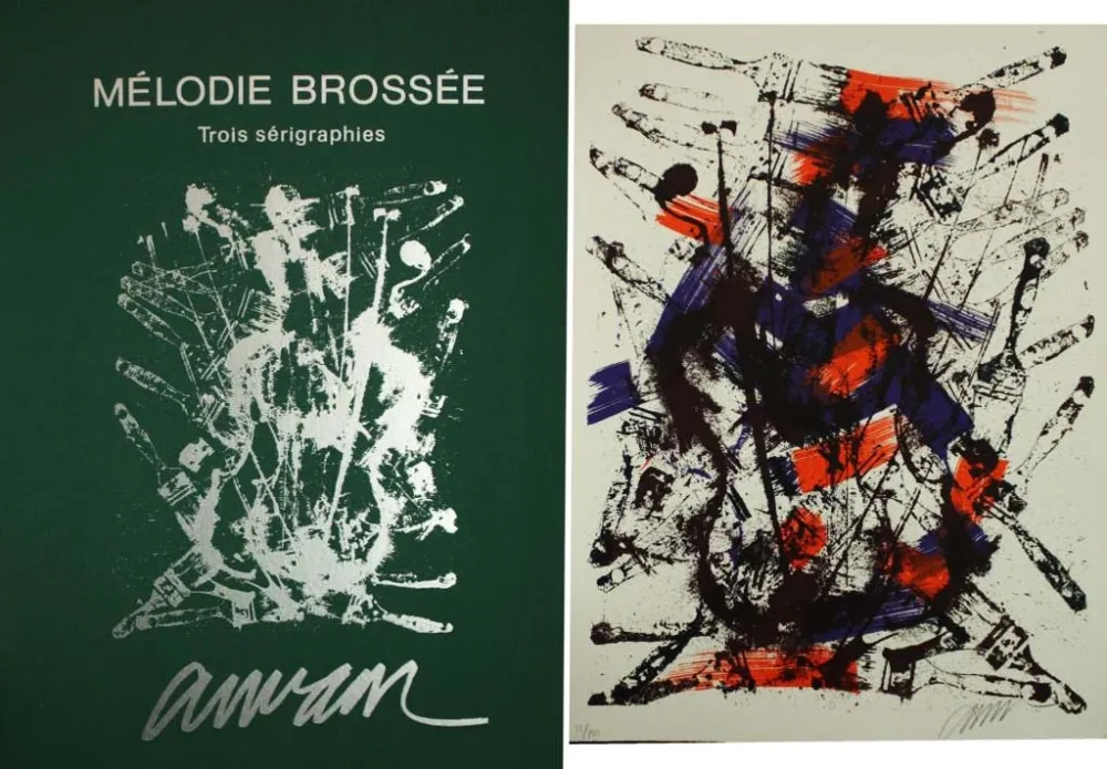 Lithografie Arman - MELODIE BROSSEE