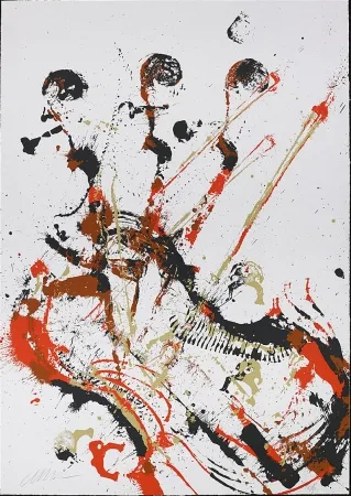 Zeefdruk Arman - Melody for Strings II